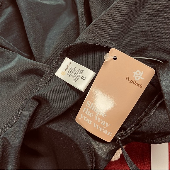 Popilush ladies sheer mesh shapewear slip thong bodysuit size small (NWT) - Picture 11 of 11